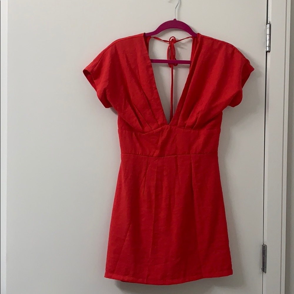 Red dress